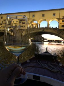 Florence Wine and boat