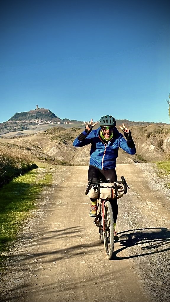 bike riding in tuscany, radicofani
