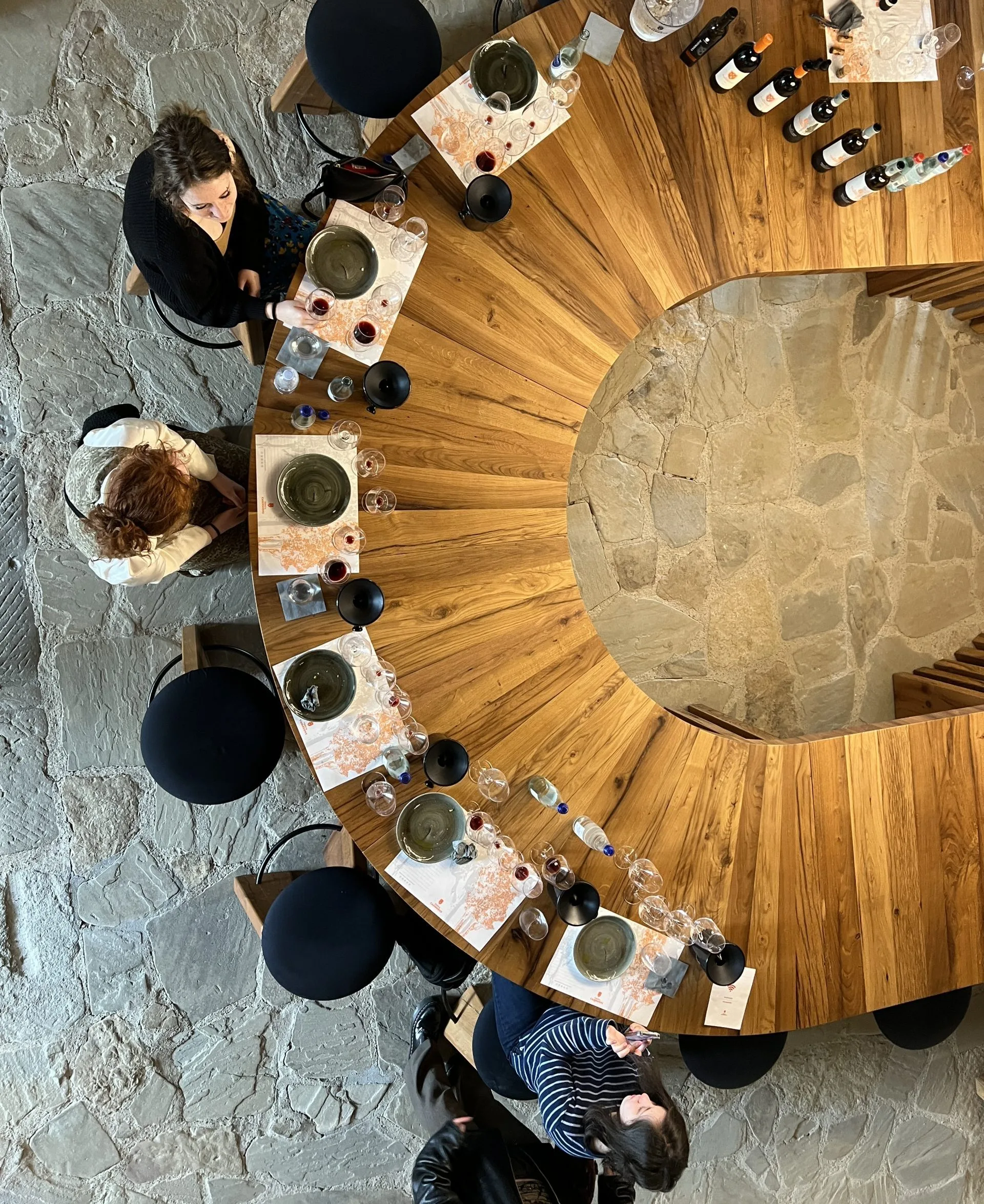 Guests on a custom Tuscany hiking and wine experience