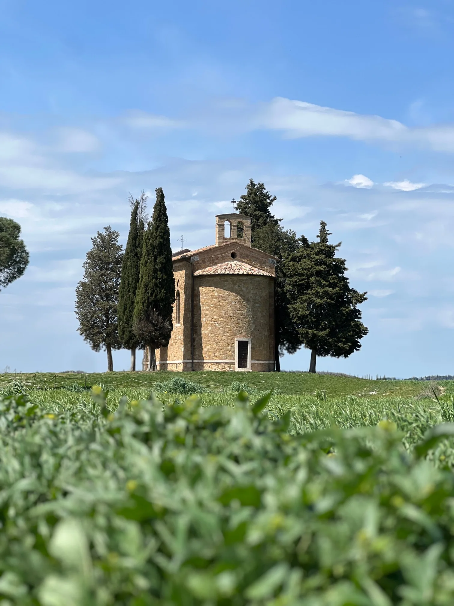 Cappella di vitaleta iconic stops in Val D'Orcia